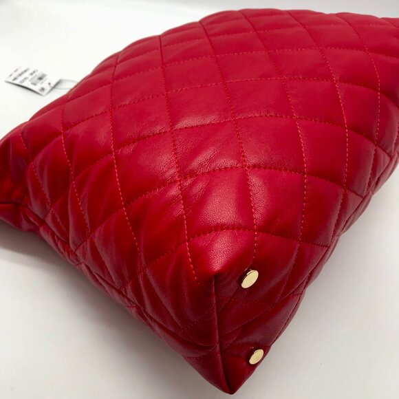 I.N.C. International Concepts Red Pepper Quilted Shoulder Bag  -NWT - Picture 8 of 11